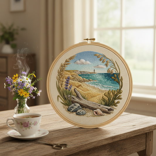 Embroidery Hoop - Sunny Window